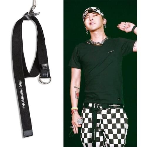 Kpop bigbang Gdragon same style peaceminusone Belt waistband for adult