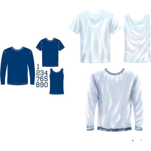 New Dies 2020 Jumper T-Shirt and Vest DIY Cutting Dies For Scrapbooking Crafts Cards Making Stencil Die Cut