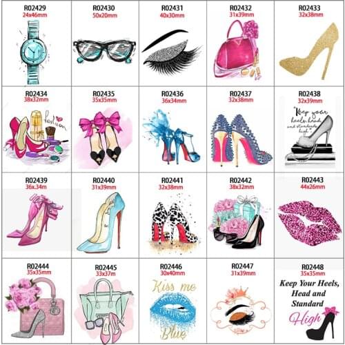 New Flatback Resin Planar Acrylics Assorted Heels Sayings Kawaii Cabochon Diy DePrinted 10pcs/lot R0243 R0244