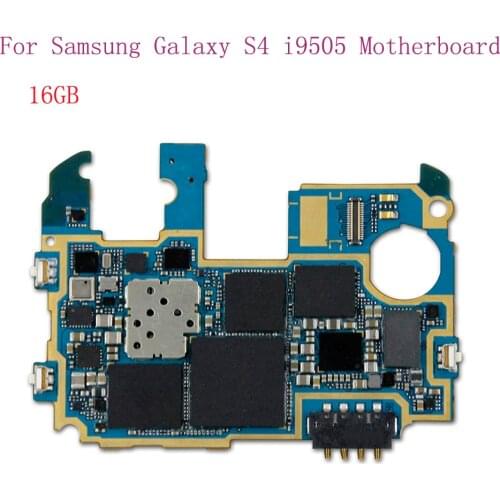 Tested Unlocked Original Logic Board For Samsung Galaxy S4 i9505 Motherboard Europe16GB With Version Android OS Logic Mainboard