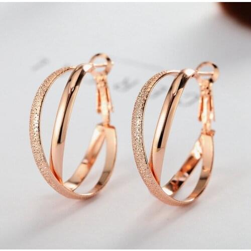 925 Sterling-Silver-Earring Big Metal Hoop Earrings Women Luxury 2021 Fashion Ear Loop Gold Color Jewelry For Ladies Girls