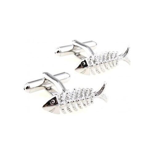 TZG02967 Fish Cufflink 15 Pairs Free Shipping