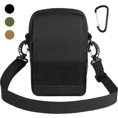 1000D Tactical Pouch Waist Belt Bag Pocket EDC Gear Tool Organizer Cell Phone Holster Bag Waterproof Shoulder Pouch Gadget Pack