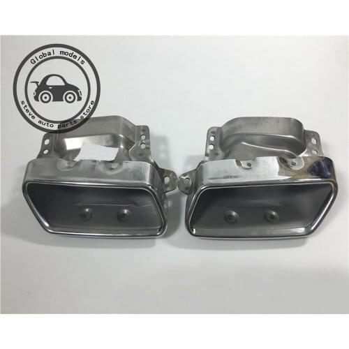 2pcs/set Exhaust Pipes Tail Muffler Tips for Mercedes Benz W164 ML280 300 320 350 450 500 GL320 GL350 GL420 GL450 A2214901727