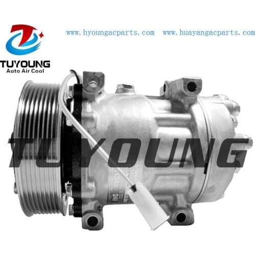 24V SD7H15 Car Air Conditioner Compressor For Volvo FH10 FH12 FH16 / Wheeled Loader 68191 67191