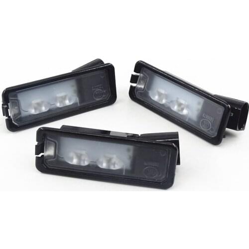 3 Pcs 35D943021A Car LED License Plate Light Lamp 12V for VW Golf 7 MK7 Passat 3C Eos Beetle Polo Beetle Scirocco 35D 943 021 A