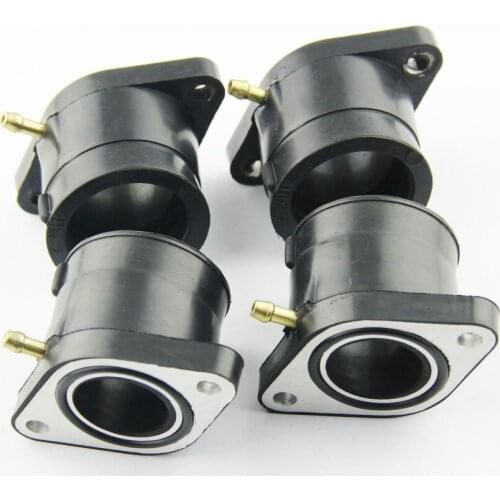 4pcs Motorcycle Carburetor Interface Manifold Intake Glue for Yamaha XJR400 1993 1994 1995 1996 - 1999 4HM-13586-00 4HM-13596-00