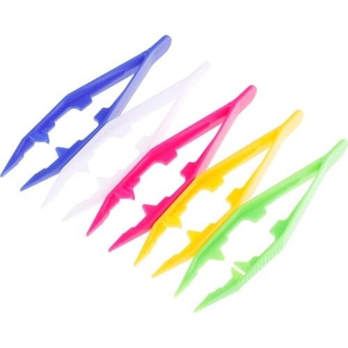 1/5pcs Funny Durable Children Kids Tools Tweezers Kids' Craft for Perler Bead New Design Random Color high quality