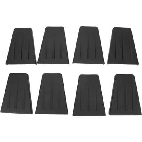 8Pcs Door Hinge Cover Trim Accessories Fit for Jeep Wrangler JK 4-Door 2007-2016