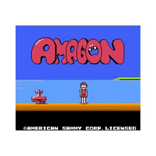 AMAGON 60 Pin 8 Bit Video Game Card Drop Shipping