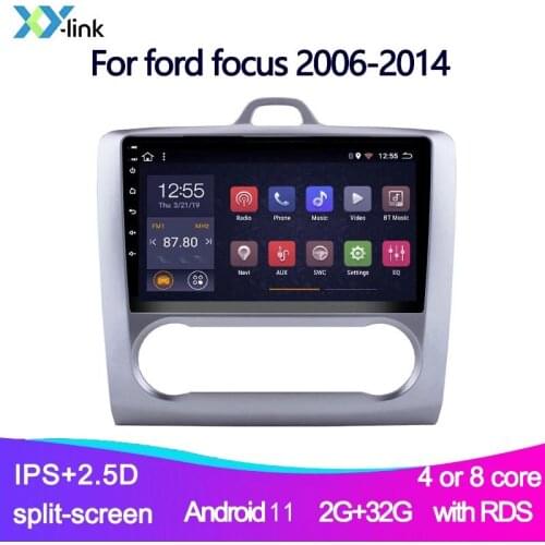 9 inch Android 9.0 Car Radio Multimedia video Player For ford focus EXI MT 2 3 Mk2 2006-2014 GPS navigation system audio 1 din
