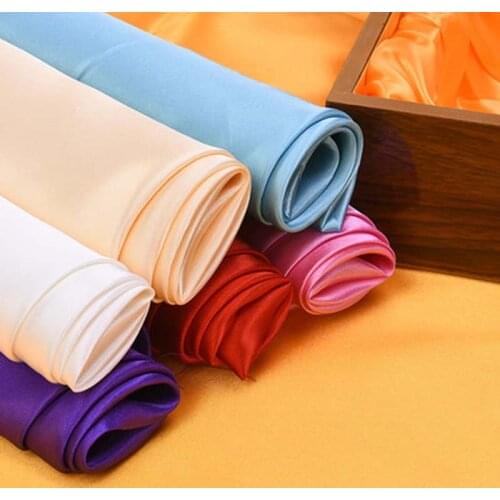 White Fabric Vestido Saten Cetim Tkaniny Na Metry Tkanina Tissu Satin Textile Meter Textil Telas Por Metros Para Tapizar