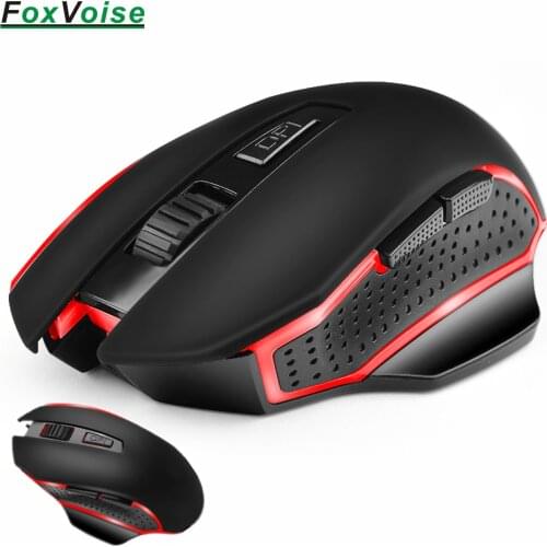 2.4GHz Optical Wireless USB Mouse Ergonomic 6 Key Gaming Mause For PC Laptop Computer Macbook HP Dell Lenovo Gamer Kit