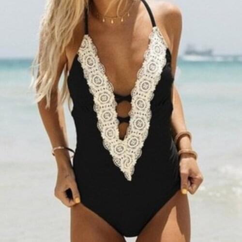 One Piece Swimsuit 2021 Sexy Swimwear Women Bathing Suit Swim Vintage Summer Beach Wear Print Bandage Monokini Swimsuit