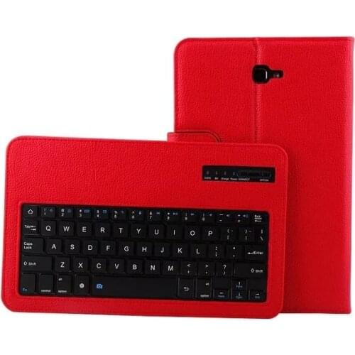 Bluetooth Keyboard Cover for Samsung Galaxy Tab A 10.1 2016 T580 T585 T580N T585N Removable Bluetooth Keyboard Case Tablet+pen