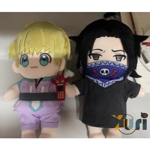 HUNTER X HUNTER Feitan Potoo Shalnark Plush Doll Body Figure Display Stuffed Toy with Clothes 20cm Cute Limit Cosplay Fan Gift C