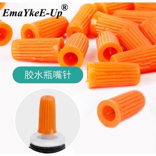 Eyelash extension glue bottle mouth needle through eyelash grafting glue bottle mouth needle beauty eyelashes false eyelash auxi