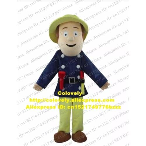 Fireman Boy Sam Mascot Costume Adult Cartoon Character Outfit Suit About Holidays Early Childhood Teaching zz9517