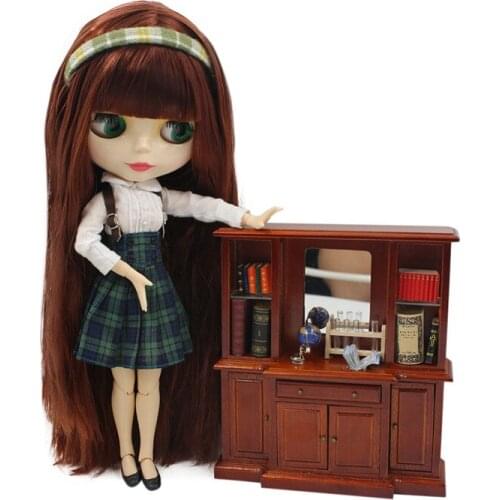 ICY DBS Blyth doll with Red Brown hair JOINT body white skin 1/6 BJD ob24 anime girl
