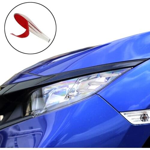 LEEPEE Bumper Strip Car Tail Light Sticker Auto Accessories 6 Piece/Set Airflow Sticker Anti Collision Sticker Car Spoiler