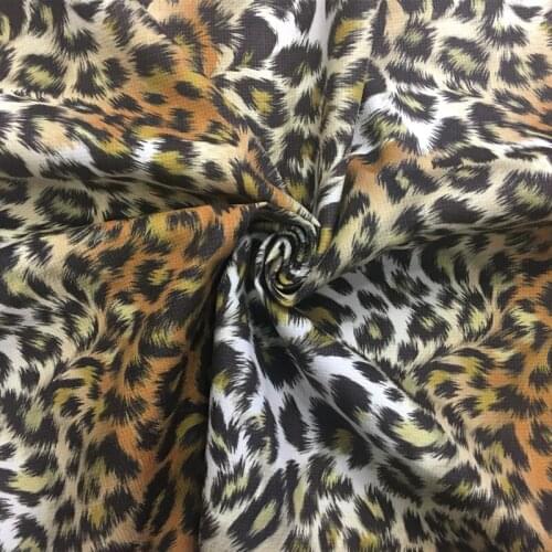 2018 Fashion Animal Leopard Print Home Chair Upholstery Sofa Armchair Velvet Fabric Decorative Pillow Cloth 140cm sell by meters