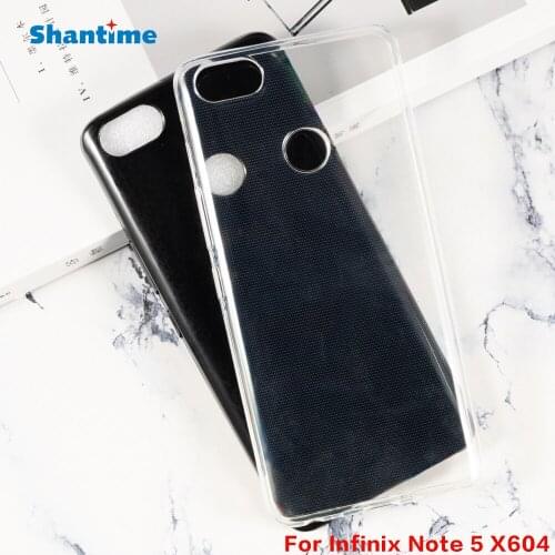 For Infinix Note 5 X604 Gel Pudding Silicone Phone Protective Back Shell For Infinix Note 5 X604 Soft TPU Case