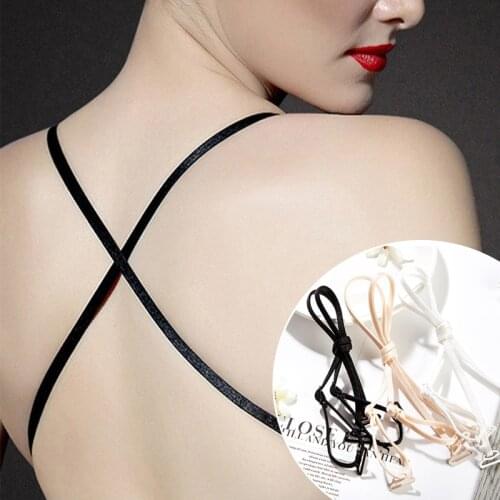 2/3 Pairs Elastic Adjustable Bra Strap Accessories Set for Women Ladies Wedding Party Anti-slip Dress Shoulder Straps Belt