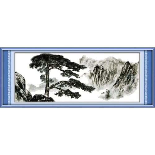 Cross stitch kit 18ct 14ct 11ct count printed canvas stitching embroidery DIY handmade needlework