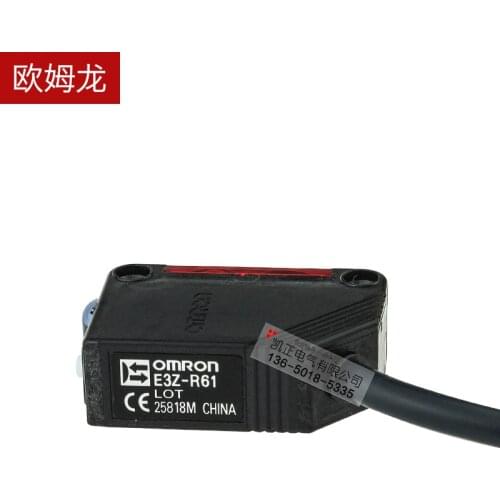 Original OMRON Reflector Reflective Photoelectric Switch Sensor E3Z-R61 NPN Normally Open 12-24V