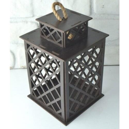 Narr Wooden Lantern candle Holder candle and candlestick свеча и подсвечник vela y candelero