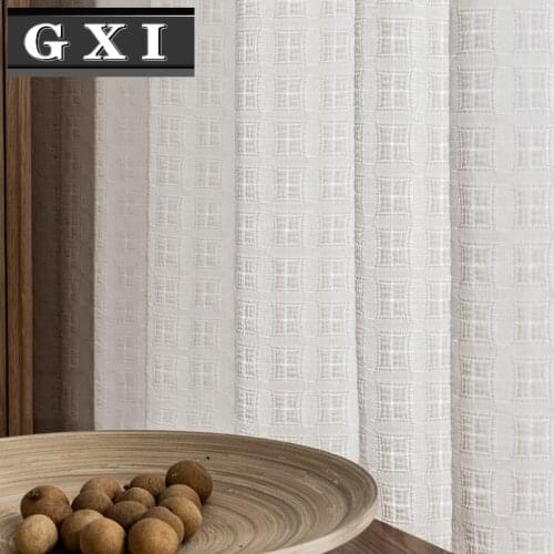 Modern Yellow Geometric Curtain Window Blinds Sheer Drape for Living Room Sheer Fabric Blackout Curtain Bedroom