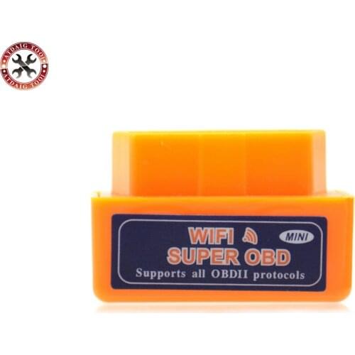 Super Mini ELM327 WIFI OBDII Car Auto Diagnostic Scan Tool For iOS/Android iPhone iPad MINI WIFI ELM 327