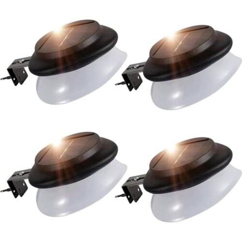 LED Gutter Lights Outdoor,SMY Upgrade Solar Lights with Adjustable Bracket, IP55 Waterproof Solar Fence Lights for Patio, Attic