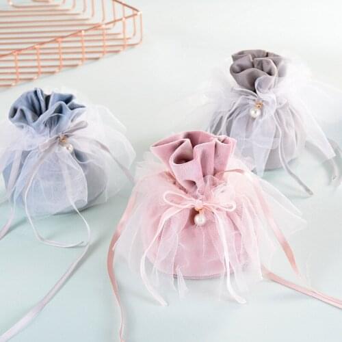 Cloth bag wedding candy box boite dragees de mariage conos papel boda cookie bags birthday jewelry упаковка для мыла 20pcs
