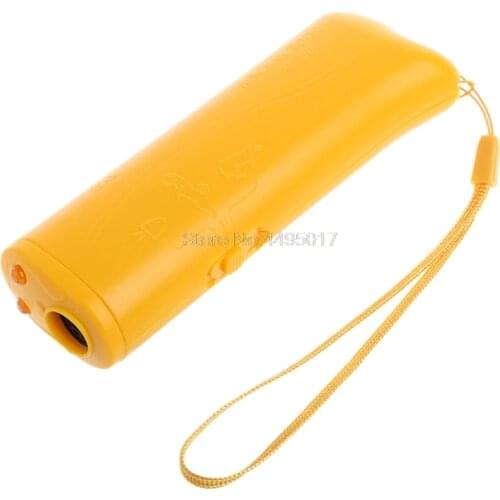 3 in 1 Ultrasonic Anti Bark Stop Barking Dog Training Repeller Control Trainer flashlight Su Aug12