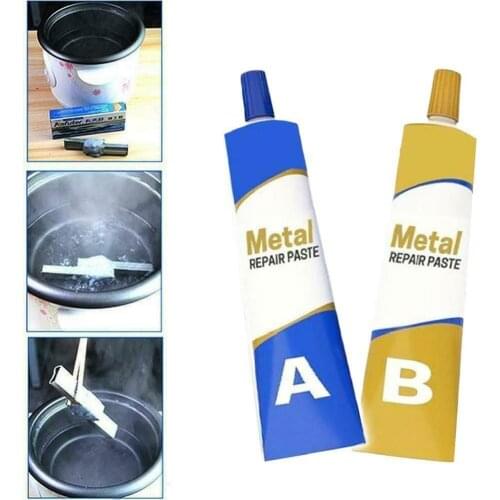 Universal A+B Metal Repairing Adhesive Super Glue Iron Steel Auto Radiator Water Tank Special Leakage Plugging Welding Glue
