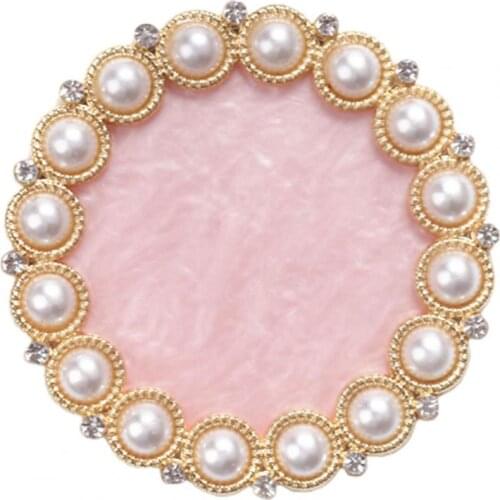 Vintage Nail Art Diamond Palette Faux Pearl Decor Resin Nail Display Showing Tray Manicure Mixing Palette