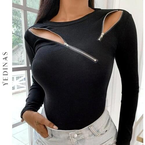 Yedinas Women's Long T-shirts