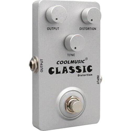 1pc Classic Distortion Electric Guitar Pedal 9V DC Analog Circuit Stable