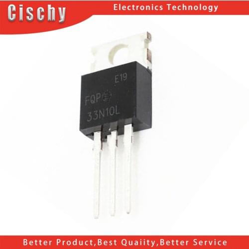 10pcs/lot FQP33N10 TO-220 33N10 original In Stock