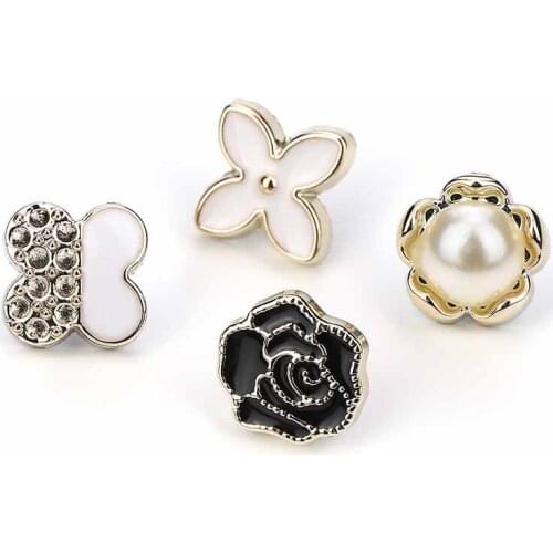 10PCs Snap Fastener Metal Buttons For Clothing Jeans Perfect Fit Adjust Self Increase Reduce Waist Free Nail Twist Sewing Button