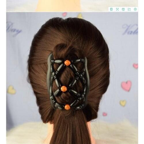 100 pcs/lot Rosebud pure black vintage style beautiful Magic butterfly thick new high quality Comb