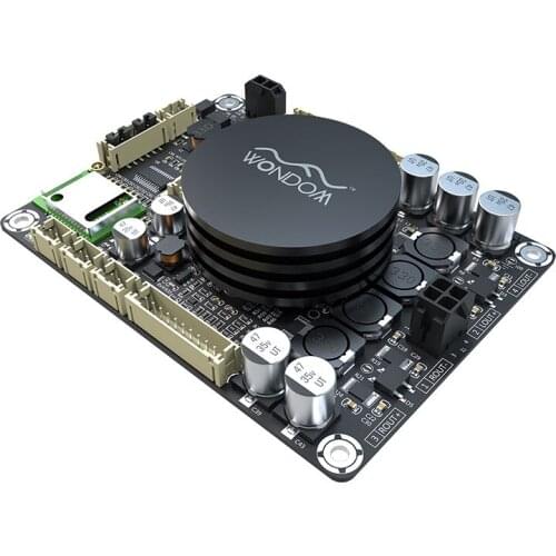 2x50W Class D audio power amplifier with DSP Bluetooth 5.0 power amplifier board diy speaker JAB2-250