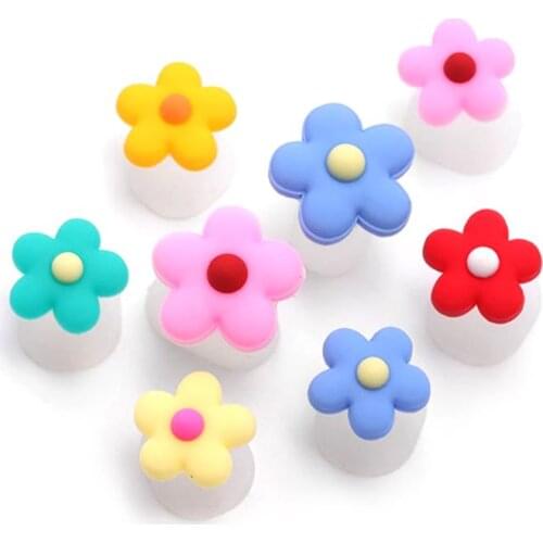 8pcs Silicone Toe Separator Set Cute Flower Animal Shape Hallux Valgus Corrector