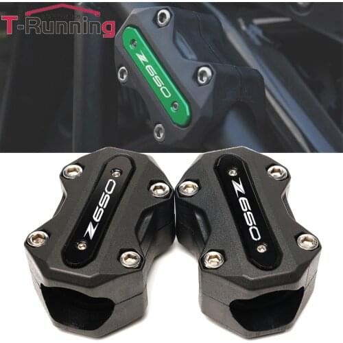 Moto Accessories Engine Guard Bumper Protection Decorative Block Crash Bar For kawasaki Z650 Z 650 2017 2018 2019 2020 2021