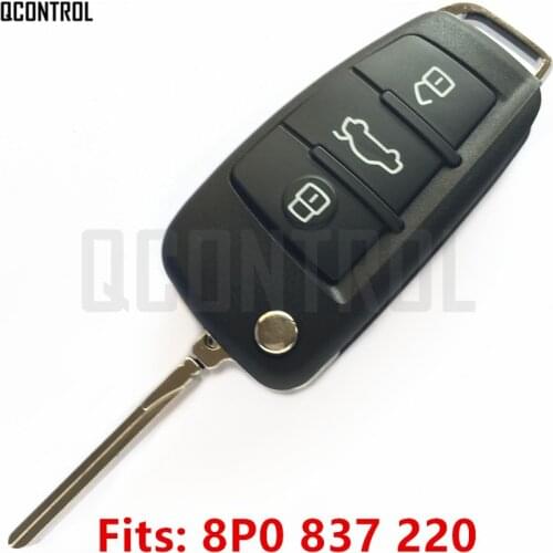 QCONTROL Car Remote Key DIY for AUDI A3 S3 A4 S4 TT 8P0837220/5FA009272-10