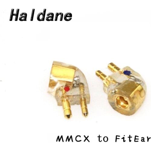 Free Shipping Haldane pair Headphone Plug for MH-NH205 FitEar MH334 MH335DW togo334 Male to MMCX 0.78mmFemale Converter Adapter