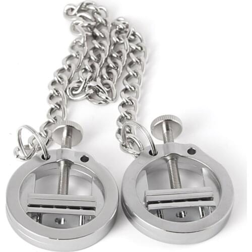 Chain Nipple Clamp Shield Body Piercing Jewelry Nipple Clamps Adult Game for Women BDSM Toys for Women NC06