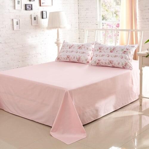 Flatsheet Home bedding soft 60S long stapled cotton sateen floral print flatsheet with plants upholstery