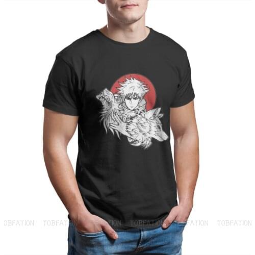 Megumi Fushiguro Divine Dog Style TShirt Jujutsu Kaisen Itadori Satoru Anime Top Quality Gift Clothes T Shirt Short Sleeve